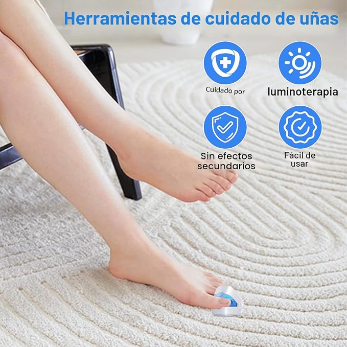 NailCare Pro - Dispositivo de Cuidado de Uñas con Luz LED💅